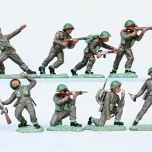 SOLD Herald Zang Khaki Infantry (Loose Set 9 Pieces)