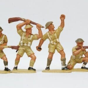 SOLD Charbens British 8th Army - 4 Figure Set