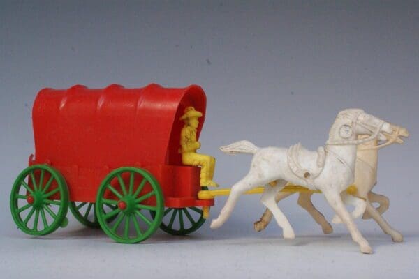 SOLD Tudor Rose Chuck Wagon - Separate Red Cover