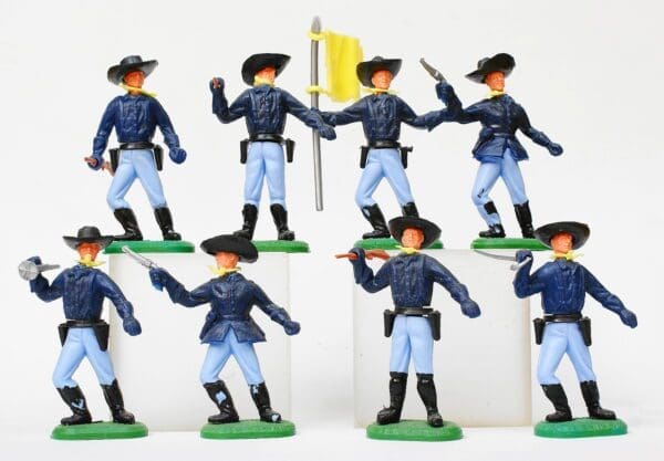 Charbens Swoppet-type Union Troops - Group of 8 Figures