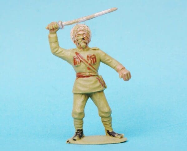 Charbens Indian Army Officer with Raised Sword