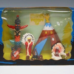 SOLD Britains Herald Indian Encampment Set - Old Shop Stock!