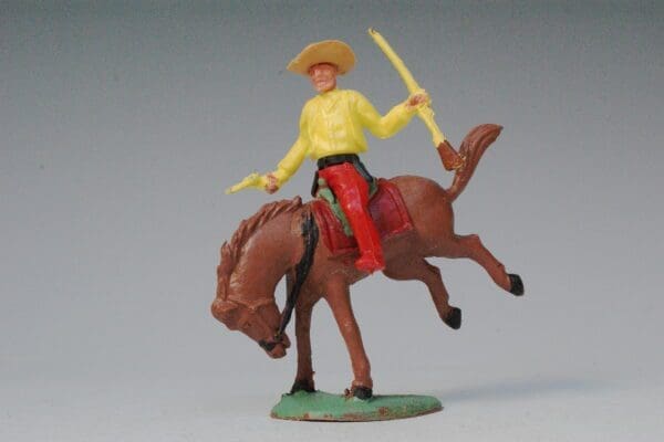 SOLD Charbens Swoppet Cowboy on Bucking Bronco!