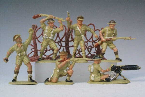SOLD Charbens British 8th Army & RARE Barbed Wire!