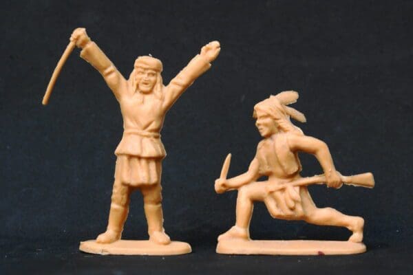Braidwood (Scotland) Apache Indians Unpainted Buff Plastic