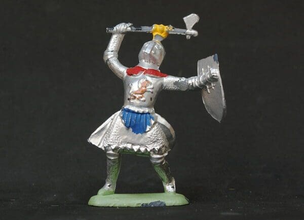 SOLD Hilco 60mm Medieval Knight with Axe - Early Paint