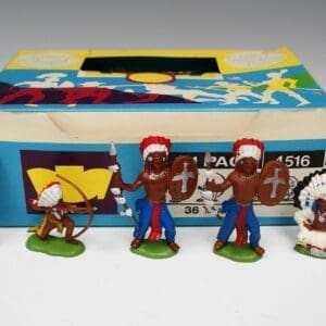 SOLD Britains Herald Indians - Counter Box!