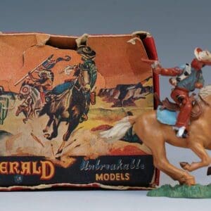 SOLD Herald Zang Mounted Cowboy (Bandit) Firing Gun