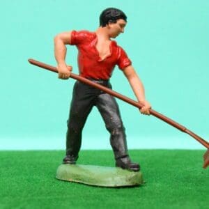 SOLD Herald Farm Labourer - Red Shirt PVC