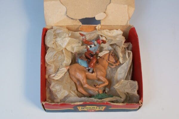 SOLD Herald Zang Mounted Cowboy (Bandit) Firing Gun - Image 5