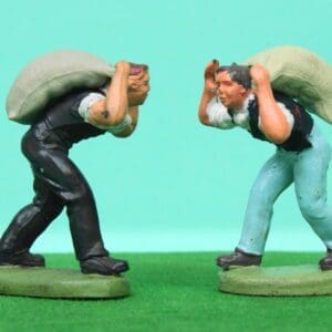 SOLD Britains Man with Sack PVC Variants