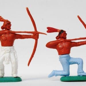SOLD Charbens Swoppet-type Indians with Bow and Arrow