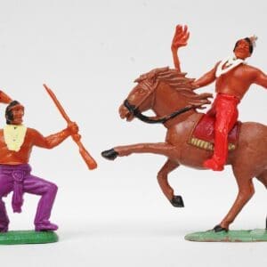 SOLD Charbens Swoppet-type Indians - 2 Figures