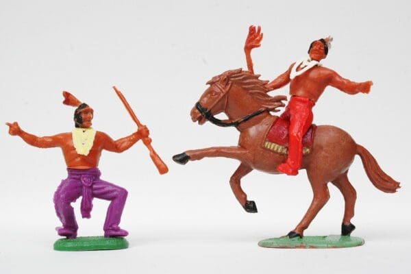 SOLD Charbens Swoppet-type Indians - 2 Figures