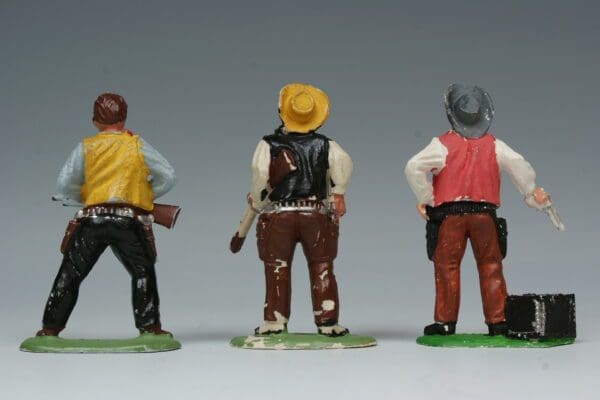 SALE! Timpo Solid Plastic Cowboys - Group of 3 - Image 3