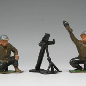 SOLD Timpo Solid Plastic US Infantry Mortar Unit