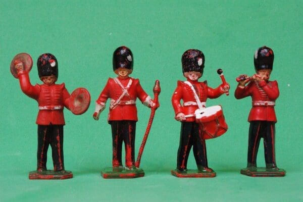 SOLD Lone Star Redcoat Bandsmen - Green Bases
