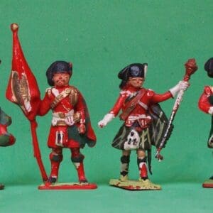 SOLD Cherilea Highland Bandsmen - 60mm scale