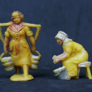 SOLD Hilco Farm Milkmaids - Scarce YELLOW Plastic!