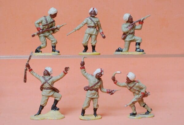 Crescent 60mm Indian Troops (Sikhs) - Full Set!