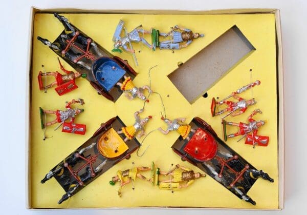 SOLD Cherilea Roman Chariot Set Boxed - Image 2