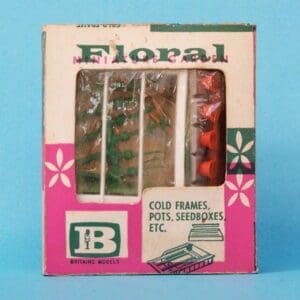 SOLD Britains Floral Garden Cold Frames, Pots, etc - Carton