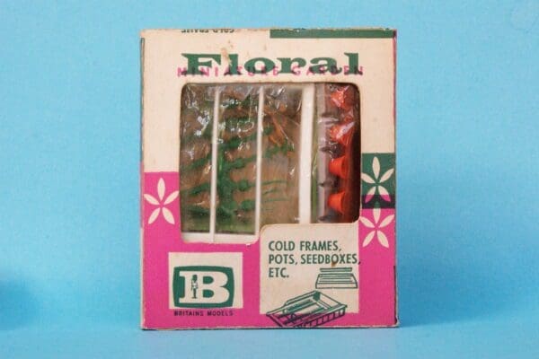 SOLD Britains Floral Garden Cold Frames, Pots, etc - Carton