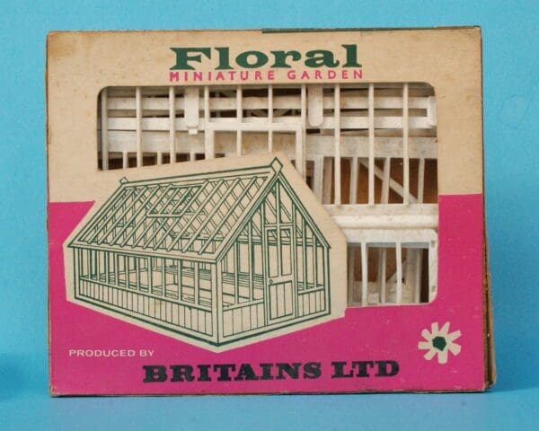 SOLD Britains Floral Garden Greenhouse in Carton