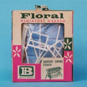 SOLD Britains Floral Garden Swing Couch - Carton
