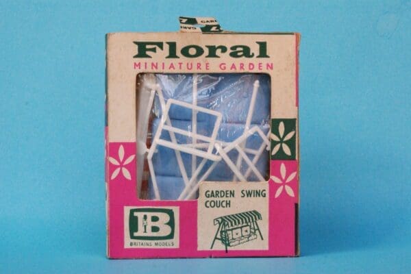 SOLD Britains Floral Garden Swing Couch - Carton