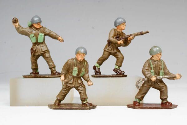 NEW! Lone Star Paratroopers - BROWN Plastic!