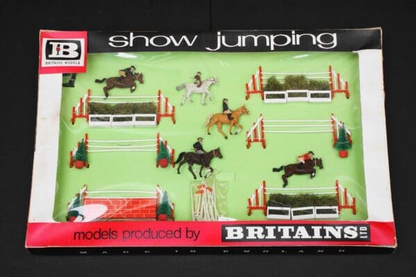 SOLD Britains Show Jumping Window Box Set