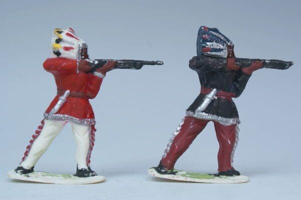 SOLD! Trojan Indians in Buckskins - Partly Overpainted