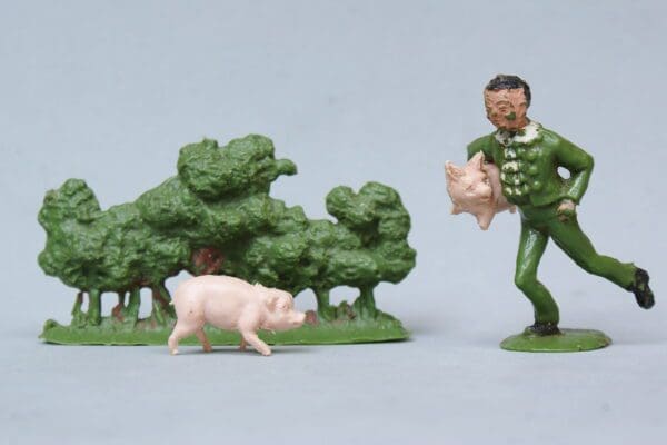 SOLD Gem Nursery Figures Tom the Piper's Son & Piglets