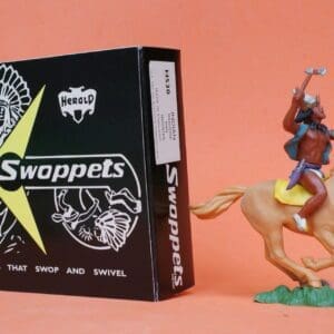 SOLD Herald Swoppet Indian Medicine Man, Mounted
