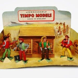 SOLD! Timpo Cowboys Shop Scenic Display - Extremely Rare