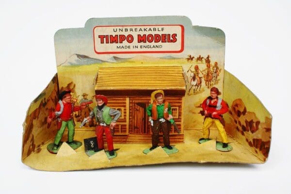SOLD! Timpo Cowboys Shop Scenic Display - Extremely Rare
