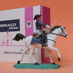 SOLD Swoppet ACW Federal Cavalry Officer - WHITE Horse