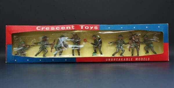 SOLD Crescent Khaki Commandos Window Display Box Set