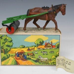 Britains Home Farm Roller with PLASTIC Horse Boxed