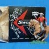 SOLD Herald Swoppet Mounted Cowboy with Twin Guns
