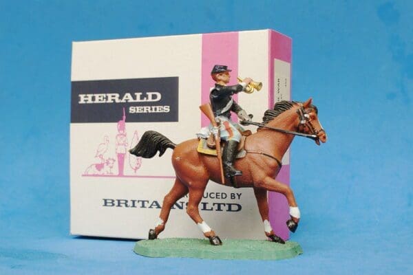 SOLD Swoppet ACW Federal Cavalry Bugler (Repro Box)