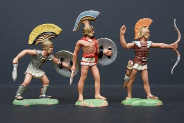 SOLD Group of 3 Herald Trojan Warriors