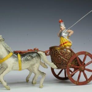 SOLD Cherilea Roman Chariot with Charioteer (Yellow)