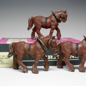 SOLD Britains Farm Models Draught Horse Trade Box