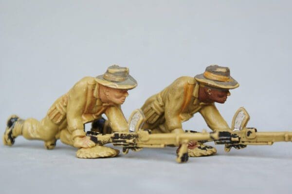 SOLD Lone Star African Troops Crawling with Bren-gun