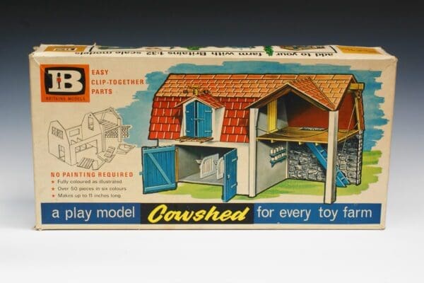 SOLD Empty Box for Farm Cowshed-Barn Make-up Model