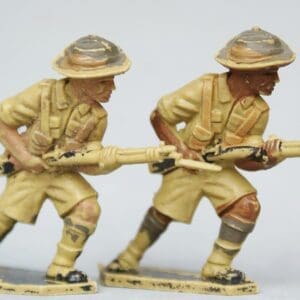 SOLD Lone Star African Troops Advancing with Fixed Bayonets