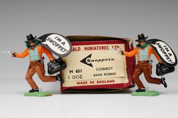SOLD Herald "I'm A Swoppet!" Cowboy Bank Robber