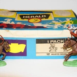 SOLD Britains Herald Mounted Indians - Counter Pack